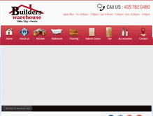 Tablet Screenshot of builderswarehouseokc.com